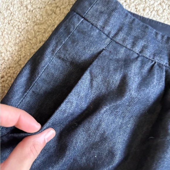 Outback Red Chambray Blue Mini Skirt A Line Size 6 - Picture 5 of 16